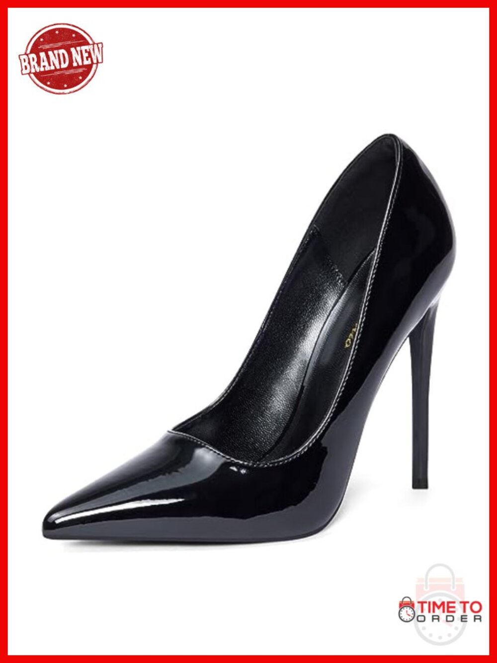 Women's Pointed Toe Stiletto High Heel Pumps 4.7 Inch Memory Foam Party Shoes